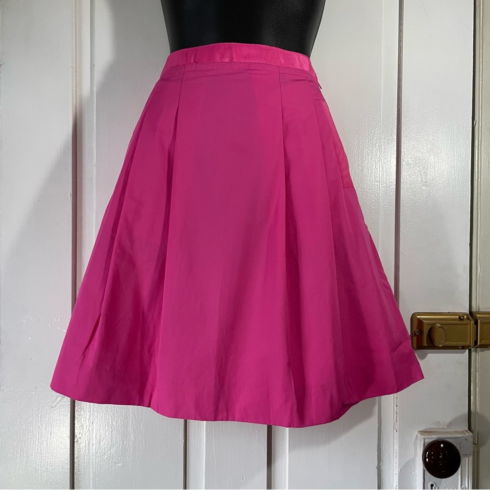 J CREW Solid Pink Skirt